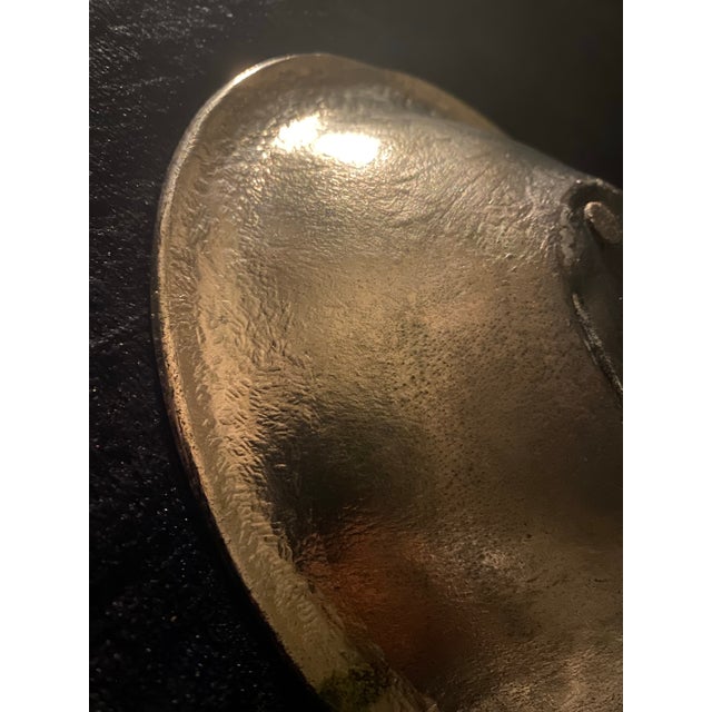 Ben Seibel Brass Ashtray / Ribbed Bowl for Jenfred-Ware Raymor, Usa, c.1950 For Sale In Miami - Image 6 of 9