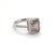 Watermelon Tourmaline Diamond Ring 14k Gold 1.82 TCW Certified, Size 7 For Sale - Image 9 of 11