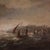 Flemish Artist, Seascape with Boats and Characters, 20th Century, Oil Painting, Framed For Sale - Image 6 of 13