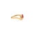 Not Yet Made - Made To Order Handmade 1.14 Ct Oval Cut Natural Ruby Wave Solitaire Ring in 14k Gold Size 6.5 For Sale - Image 5 of 13