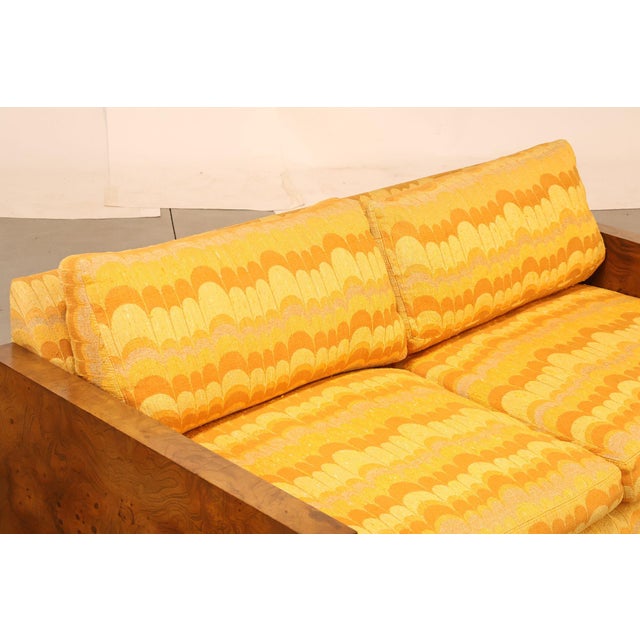 Thayer Coggin Milo Baughman For Thayer Coggin Mid Century Modern Two Seat Sofa Loveseat For Sale - Image 4 of 18