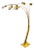 Brass 7-Light Floor Lamp, Italy, 1970s For Sale