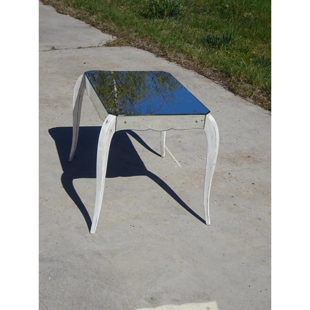 Wooden Coffee Table and Mirror, 1950s For Sale - Image 18 of 18