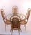 Metal Set of Four Gilt Metal Dining Chairs For Sale - Image 7 of 8
