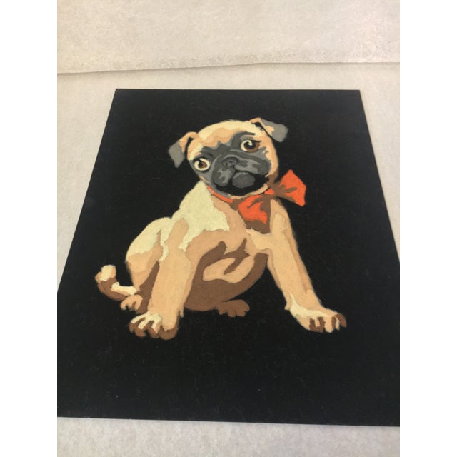 Vintage Pug Paint by Numbers Artwork Chairish
