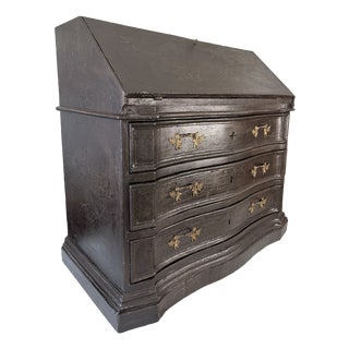Antique Secretaire with 3 Drawers, 1760 For Sale