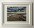 This waterscape art photo features a longing glance at Greenwich Beach on a dramatic, overcast day. Presented in a white...