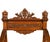 Antique Renaissance Revival Carved Walnut Green Man Savonarola Chair Circa 1890 For Sale - Image 11 of 17