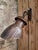 Metal Art Deco Copper Wall Lamp with Prismatic Glass Reflector, 1920s For Sale - Image 7 of 18