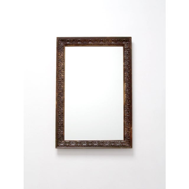 Mid 20th Century Vintage Hollywood Regency Mediterranean Revival Wall Mirror For Sale - Image 5 of 16