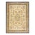 1920s Beige Floral Oriental Deco Antique Chinese Peking Hand Knotted Wool Rug For Sale