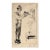Frances Liberman "Roy Zoelin the Sculpture" Drawing For Sale
