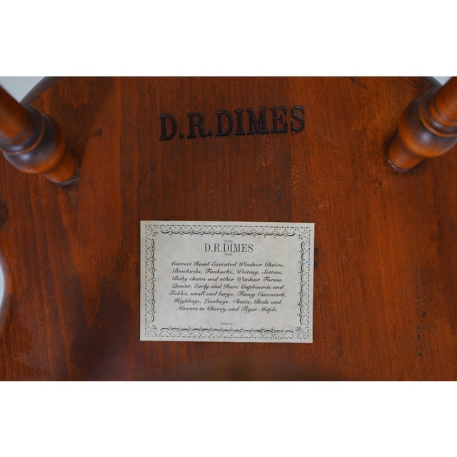 Set of 4 Dr Dimes Fan Back Windsor Dining Side Chairs For Sale - Image 12 of 12