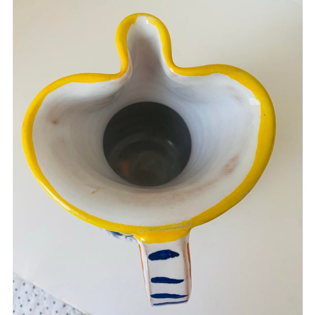 Small Italian Majolica Ricco Deruta Pitcher or Creamer For Sale In Washington DC - Image 6 of 8