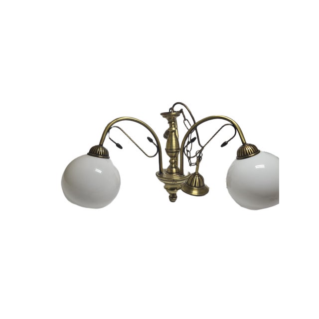 Vintage Art Nouveau Chandelier, Poland, 1970s For Sale - Image 13 of 15