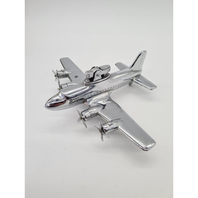 Metal Japanese Airplane Lighter, 1960s For Sale - Image 7 of 14