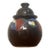 Mid-Century Hand-Painted Studio Art Pottery Lidded Jar For Sale