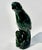 Chinese Chinese Hardstone Parrot Sculpture, Green Stone Bird Figure on Scholar Rock Base For Sale - Image 3 of 10