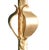 Matthew Izzo Home Linda Flush Iron Wall Sconce in Gold With Shade For Sale In New York - Image 6 of 7