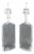 Modern Clear Acrylic and Chrome Table Lamps, Pair For Sale