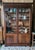 Large Louis-Philippe period library in rosewood veneer and solid oak. Opening by two glass doors on a set of a total of...