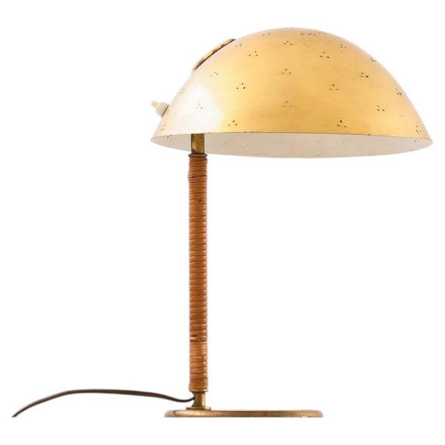 Helmet Table Lamp attributed to Paavo Tynell, 1940s For Sale - Image 12 of 12