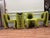Contemporary Late 20th Century Set of 4 Contemporary Lime Green Seat Belt Dining Chairs by Phillips Collection For Sale - Image 3 of 10