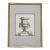 Vintage French Rococo Style 18th Century French Vase Etching by Jacques François Joseph Saly For Sale