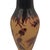 Antique d'Argental Art Nouveau Cameo Glass Botanical Berry Vase (10 Inches) For Sale - Image 9 of 12