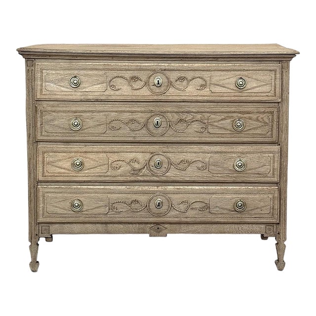 18th Century Liègeois Louis XVI Period Stripped Oak Commode For Sale