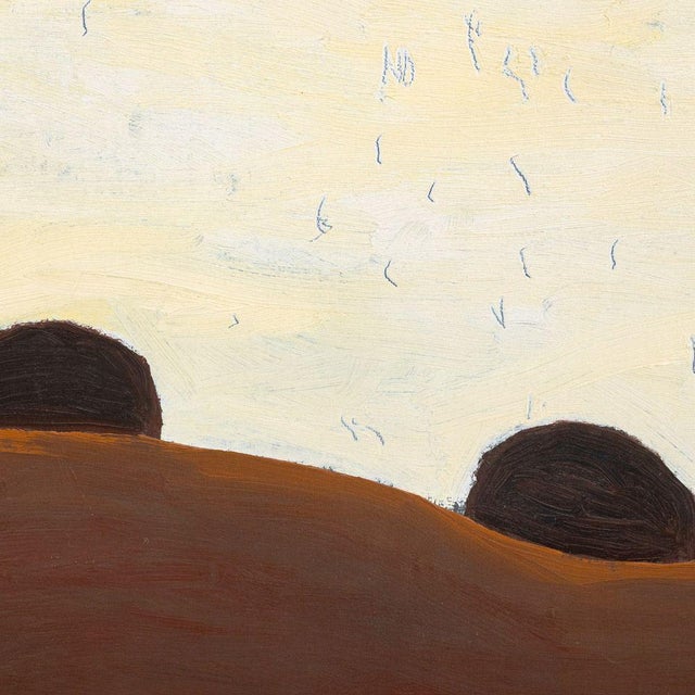 Domenick Capobianco (American, b. 1928), "We Don't Need No Stinkin' Badges", Oil on Canvas, depicting an abstract brown...