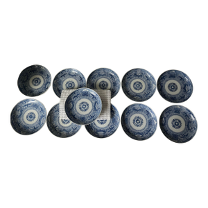 Antique Japanese Blue and White Dishes - Collection/Set of 11