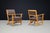 Sculptural European Beech Lounge Armchairs, 1960s, Set of 2 For Sale - Image 4 of 10