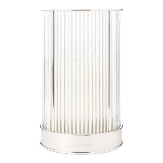 Ralph Lauren Home Allen Hurricane Large Silver Nickel Nib New $995 For Sale