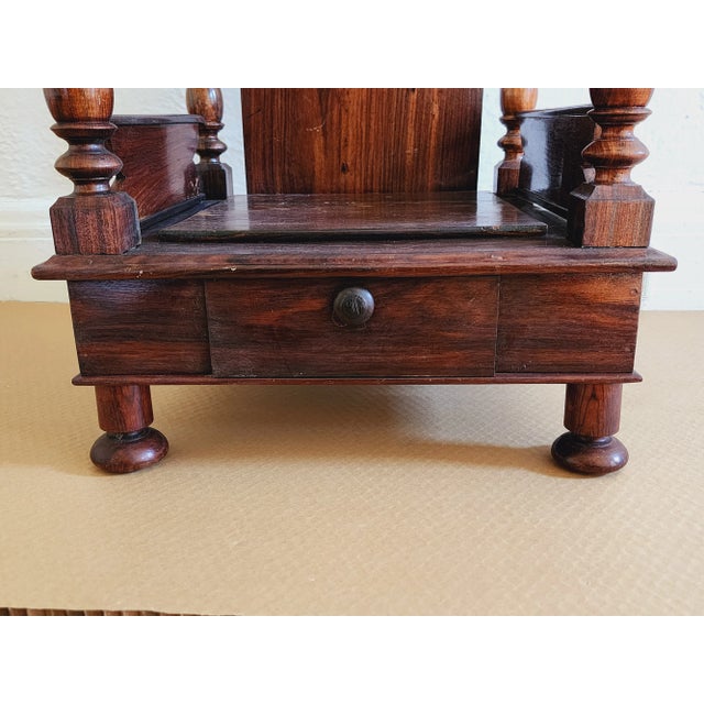 Antique 19th Century Large Hindu Pooja Mandir Rosewood Temple For Sale - Image 10 of 12