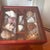 Brown Wooden Seashell Shadow Box – Hinged Glass Display Case With Coastal Shell Collection For Sale - Image 8 of 11
