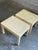 Asian 1980s Henredon Asian Style Faux Goatskin Lacquered Side Tables- A Pair For Sale - Image 3 of 11