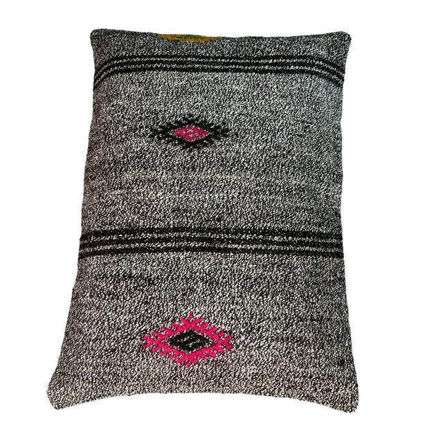 Vintage Turkish Handmade Cushion Cover, 1970s For Sale - Image 4 of 11