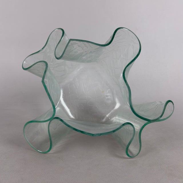 Cartoccio Vase in Glass For Sale - Image 5 of 10