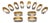Silver Napkin Rings, Set of 12 For Sale