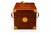 19th Century Victorian Sheraton Revival Mahogany Decanter Box with Atlantis Decanters, 1800s, Set of 5 For Sale - Image 5 of 9