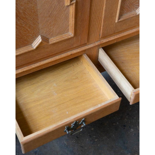 Henning Kjaernulf 1970s Henning Kjærnulf Attributed Danish Oak Cabinet For Sale - Image 4 of 8