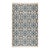 Part & Parcel Goods Wool Star Rug, 15' x 20', Celadon, Navy, Sky Blue and Eggshell For Sale