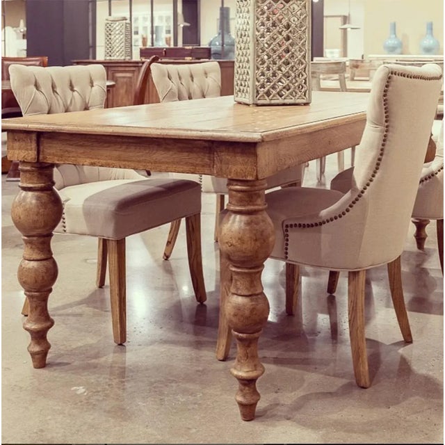 Country Oak Dining Table For Sale - Image 10 of 10