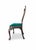 Vintage Queen Anne Dining Chairs - Emerald Velvet - Set of 6 For Sale - Image 4 of 12