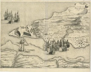 After Commelin, Dutch Conquest of Rio Grande, Brazil Under Prince Frederick Hendrick, 1690, Print