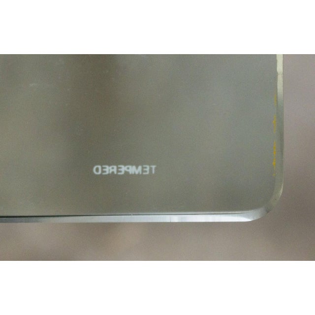 Table with Tempered Glass For Sale - Image 5 of 11