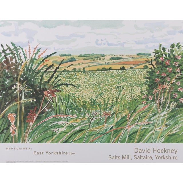 A Gap in the Hedgerow Poster after David Hockney For Sale - Image 6 of 6