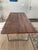 2020s Artisan Crafted 100 Year Old Barnwood Farmer's Table For Sale - Image 5 of 7