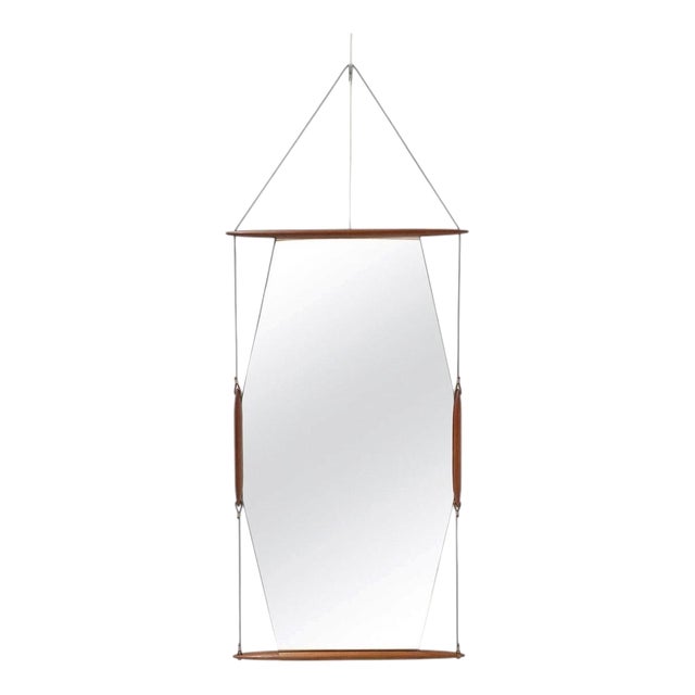 Mid-Century Modern Paraggi Hanging Mirror by Ico Parisi for MIM, Italy, 1958 For Sale